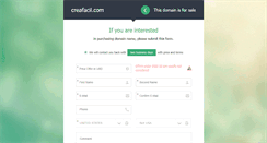 Desktop Screenshot of creafacil.com