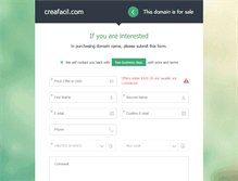 Tablet Screenshot of creafacil.com